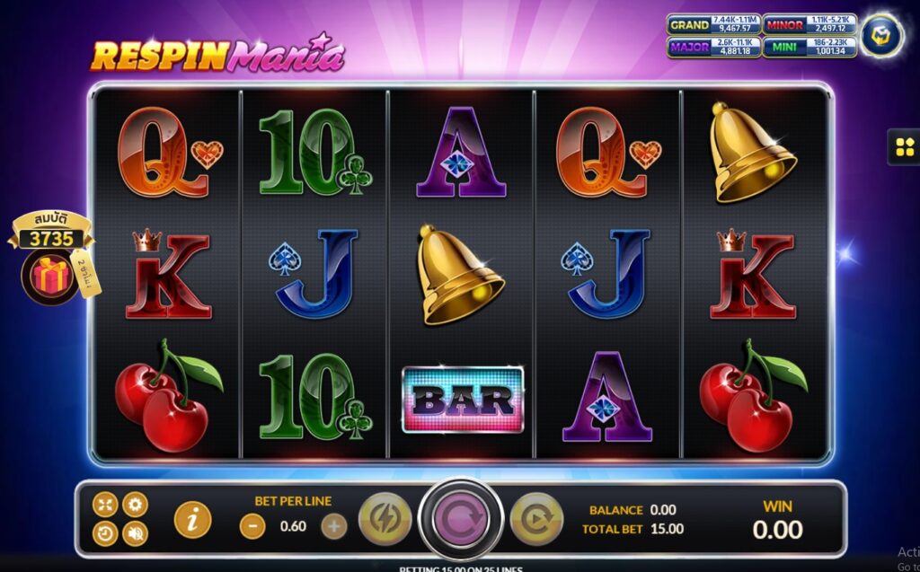 Respin Mania joker ufabet36 vip ทดลองเล่น