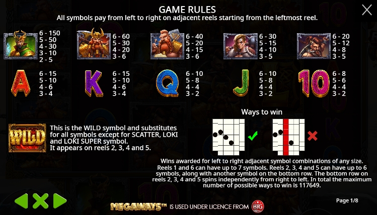 Revenge of Loki Megaways ufabet 36 vip ฟรีเครดิต